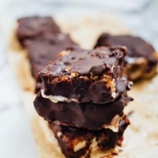 Chocolate Banana & Caramel bars