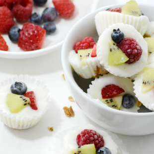 Frozen Fruity Yogurt Bites