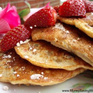 Oatmeal Pecan Pancakes