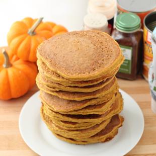 Pumpkin Pie Protein Pancakes