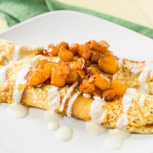 Vanilla Crêpe with Pumpkin