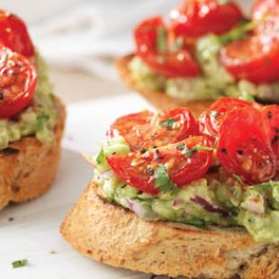 Avocado Tomato Bruschetta
