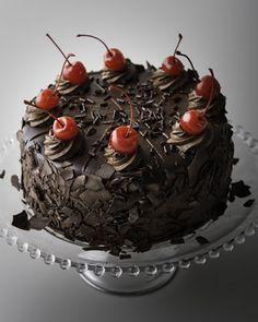 Dark Chocolate Black Forest Cake Crêpes with Vanilla Protein Yogurt and Fresh Cherries