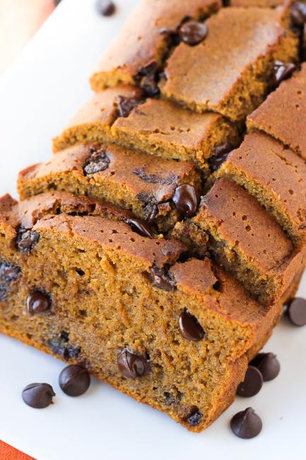 Gluten Free Pumpkin Chip Bread 