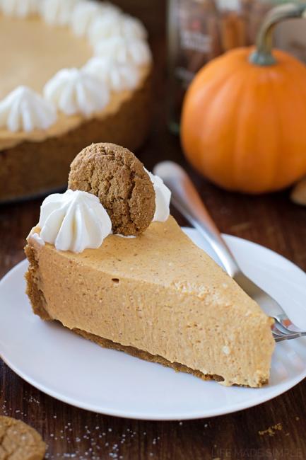 No bake Pumpkin Cheesecake