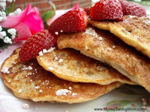Oatmeal Pecan Pancakes