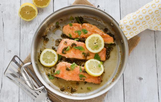 Salmon Piccata
